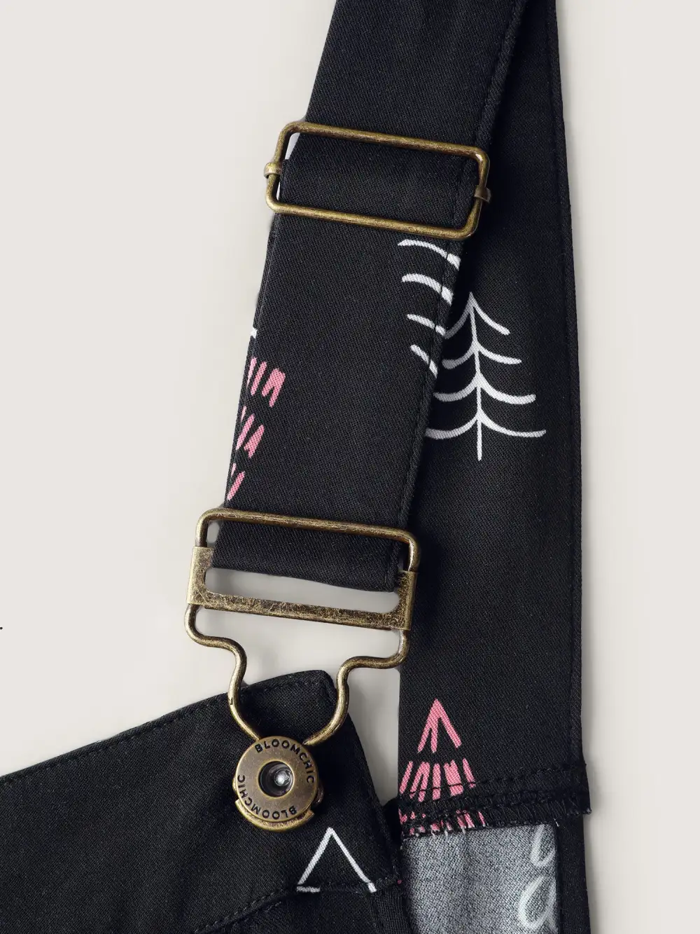 Holiday Tree Rayon Pockets Midi Dress