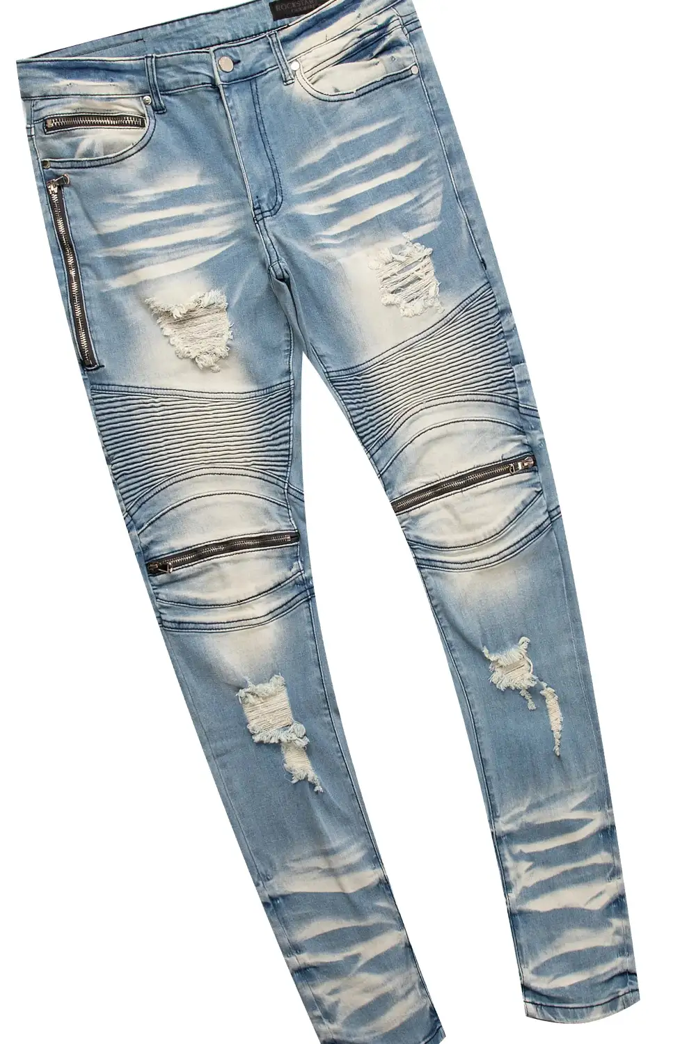 Gaston Royal Blue Hoodie & BK Biker Jean Bundle