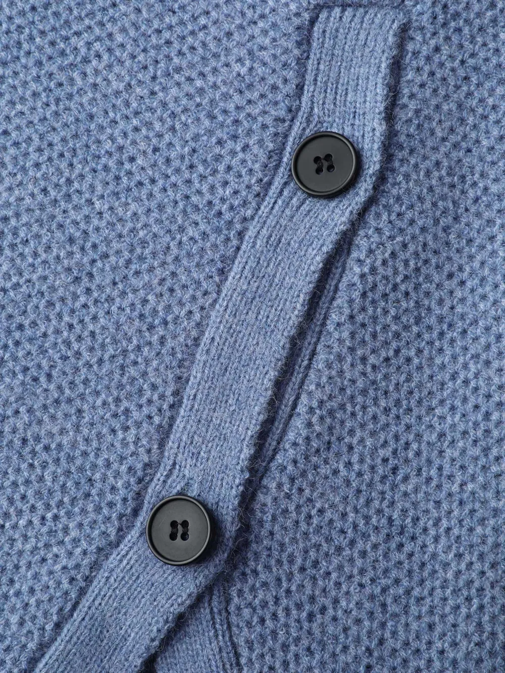 Polo Collar Side Buttons Curvy Pullover