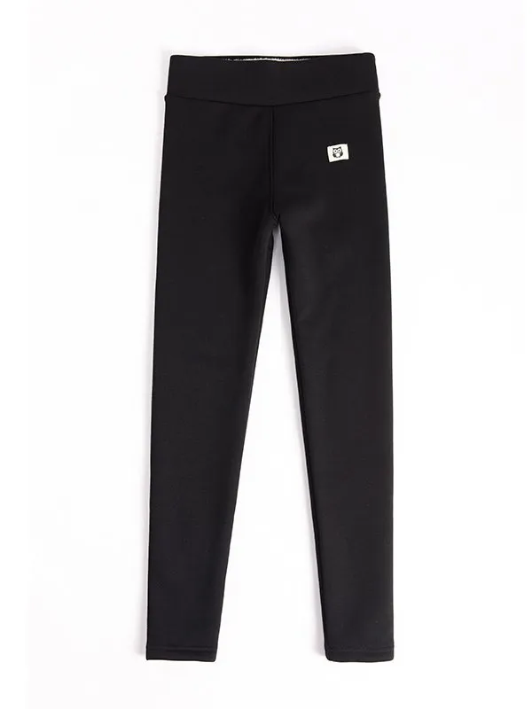 Casual Fleece Lined Leggings Pants High Waist Athletic Pants Tummy Control Stretch Workout Yoga Soft Clouds Leggings