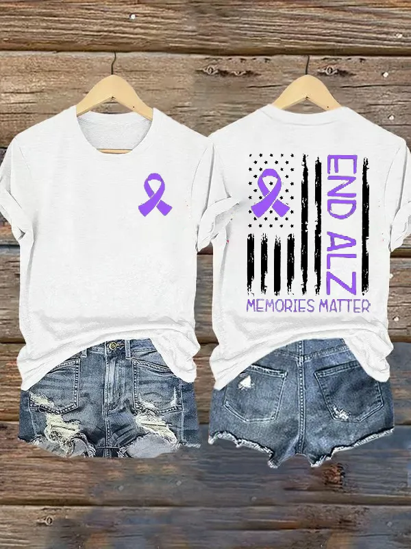 Memories Matter End ALZ T-Shirt