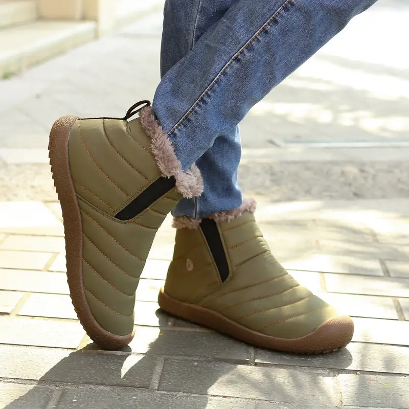 Winter Snow Boots Warm And Velvet Low Top Shoes
