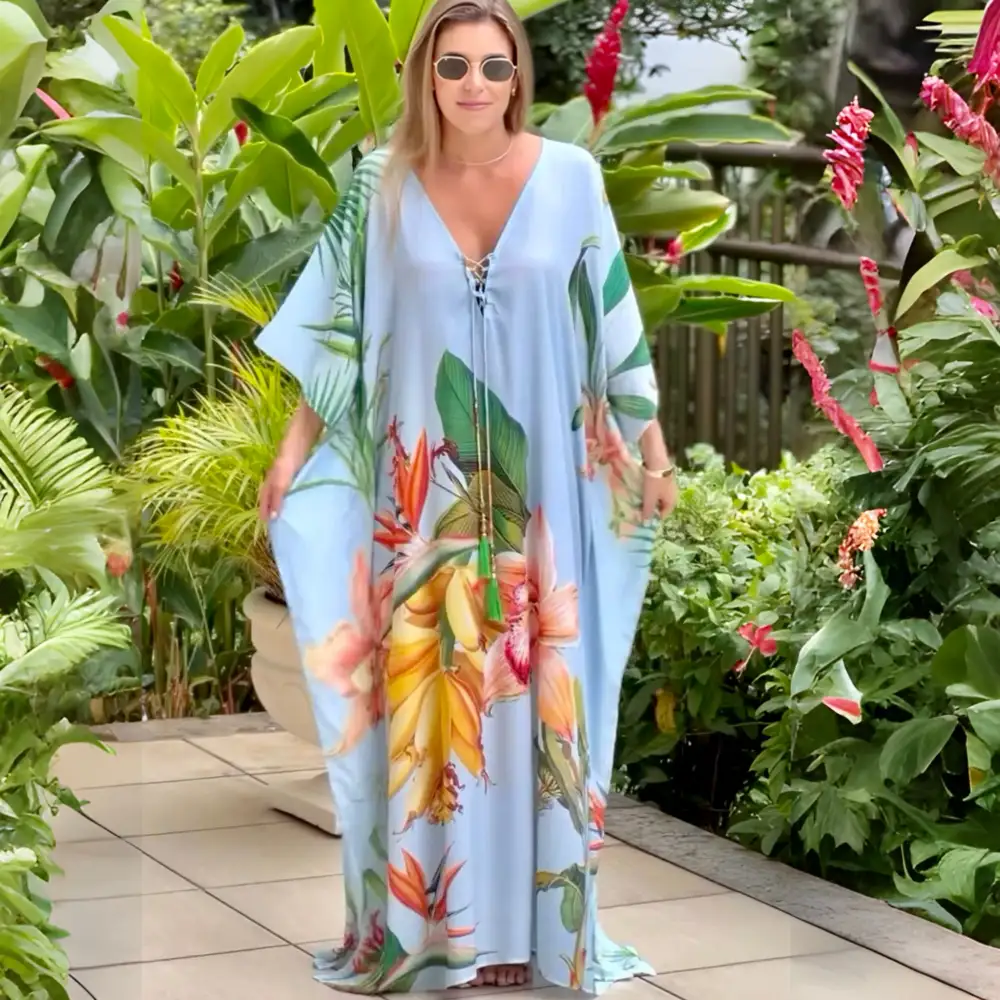 Summer Vibes Long Coco Bella Kaftan 12-20- More designs available