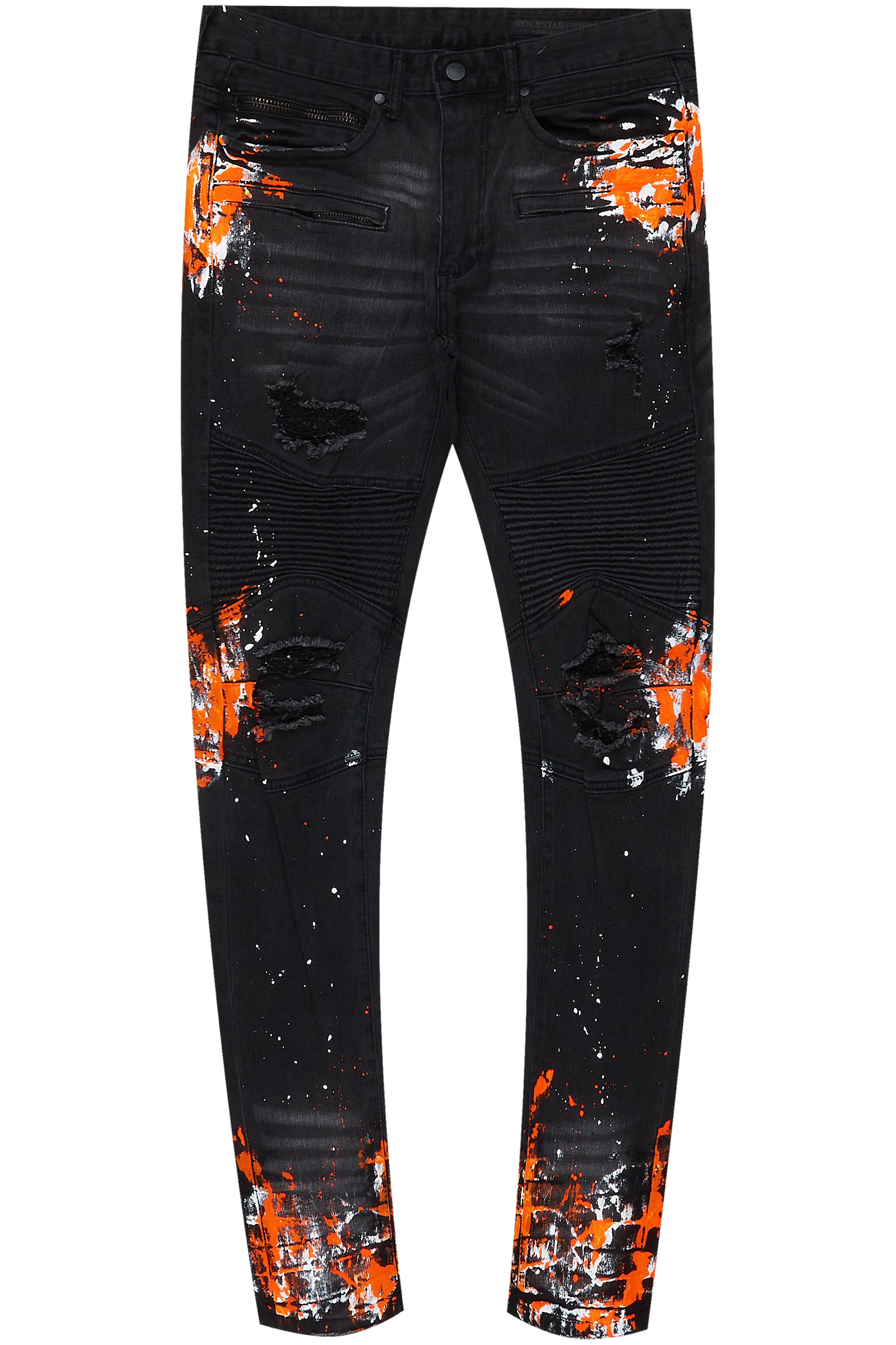 Elias Black/Orange Painter Jean