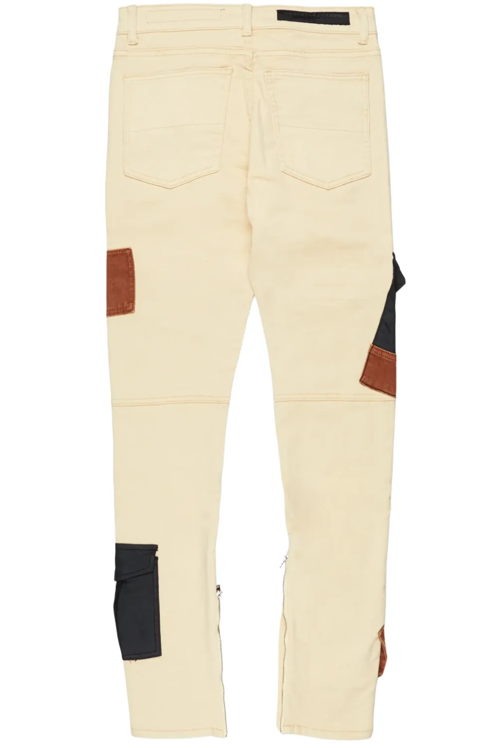 Demarcus Beige Patch Jean