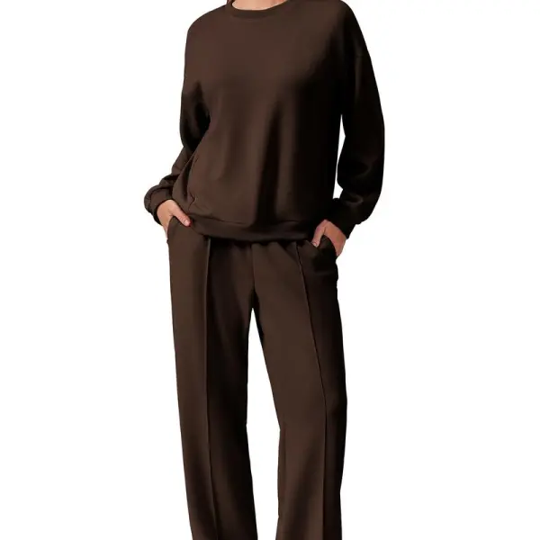 2-Piece Long Sleeve Sweatshirt & Pants Set