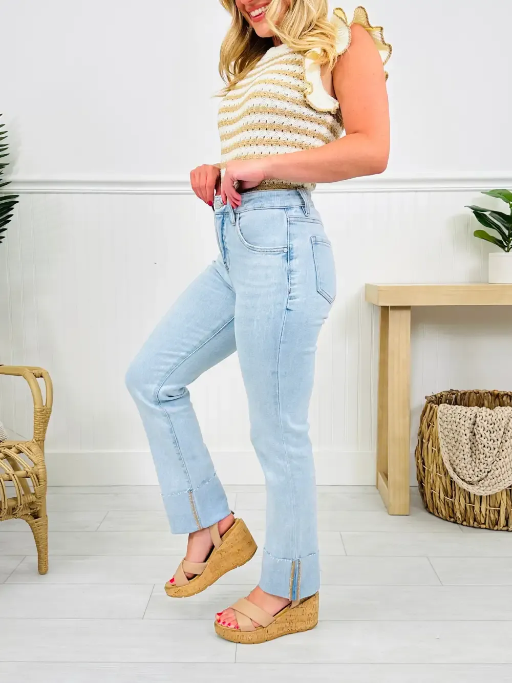 MOCO Exclusive Not Your Mother's Tummy Control Mom Jeans