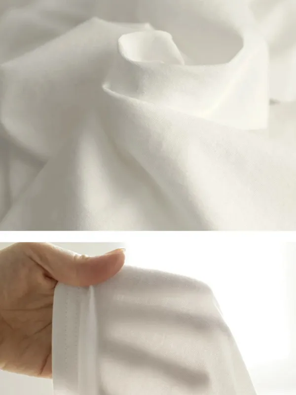 Simple Oversize Solid Color V-Neck Batwing Sleeve T-Shirts