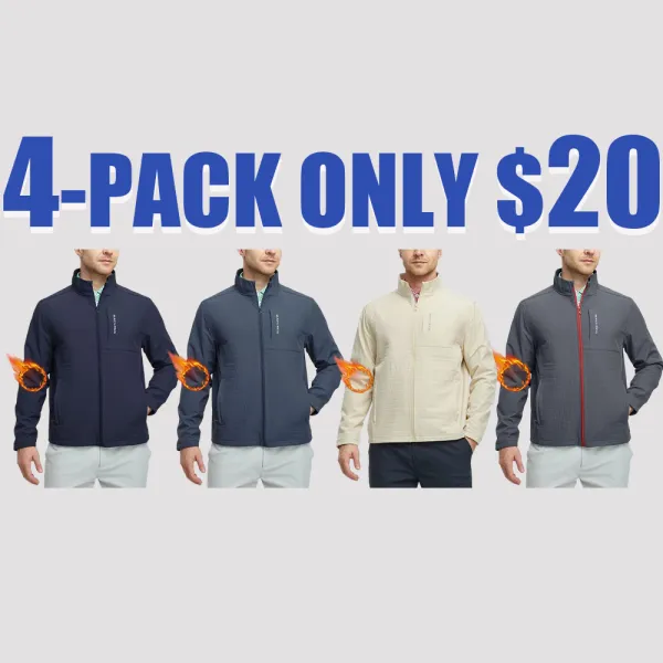 Men's Golf Windbreaker Jacket, Performance Golf Top, Waterproof Outdoor Jacket, Casual Men's Wear,Lightweight Jackets