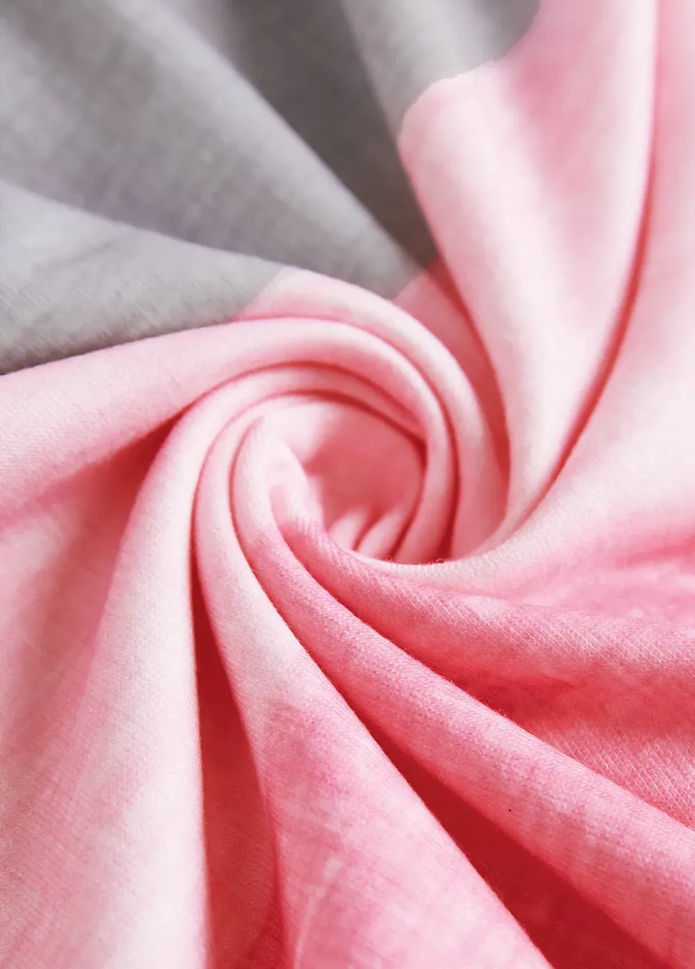 Pink Patchwork Striped Long Sleeve Split Neck Sweatshirt