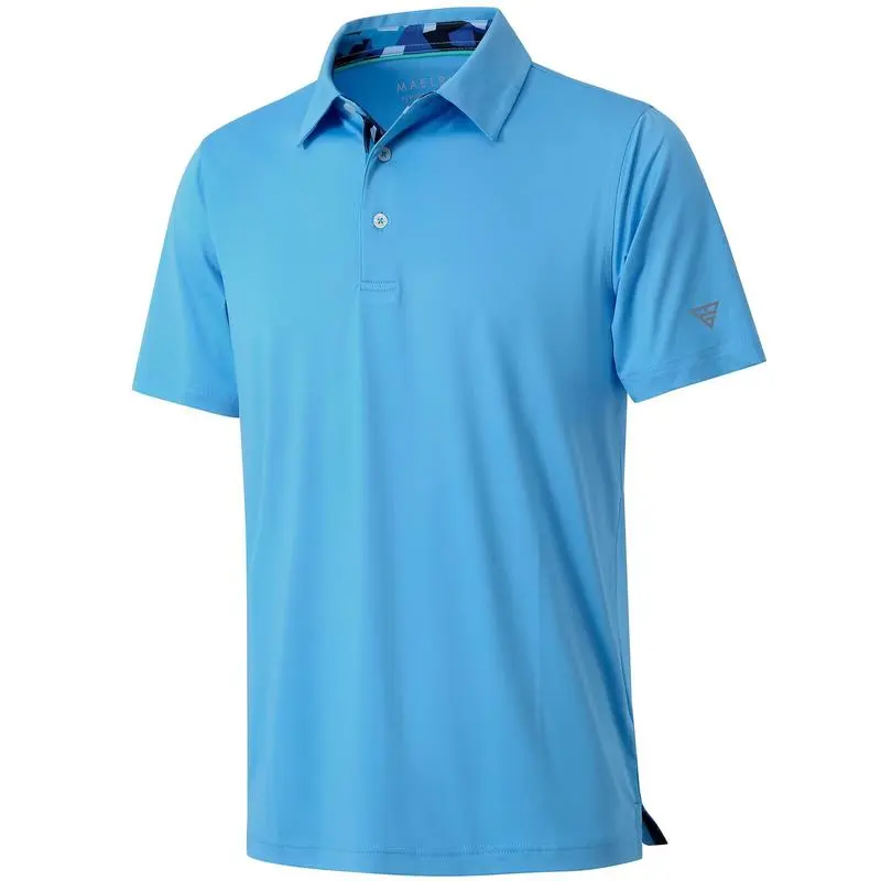Mens Polo Shirts Short Casual Dry Fit Performance Designed Collared Golf Polo Shirts for Men Plus Size Men's Tops