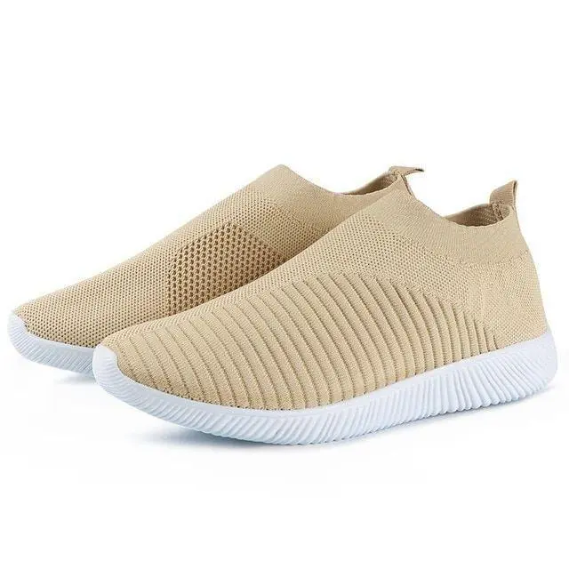 Women's Crystal Breathable SlipOn Walking Shoes
