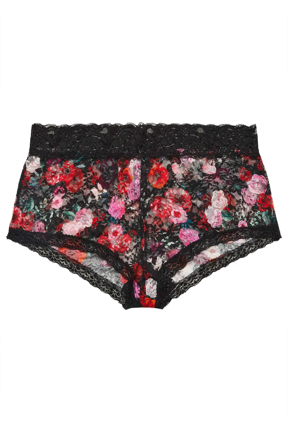 YOURS 5 PACK Curve Black Cotton High Waisted Full Briefs