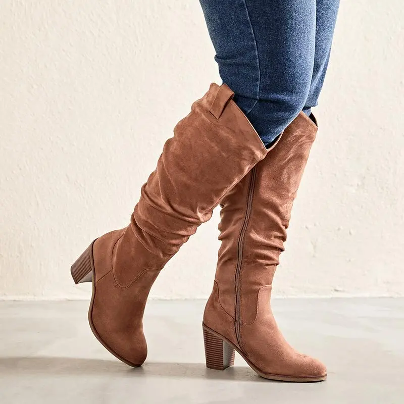 Women's Extra Wide Calf Knee High Boots, Wide Width Tall Boots.