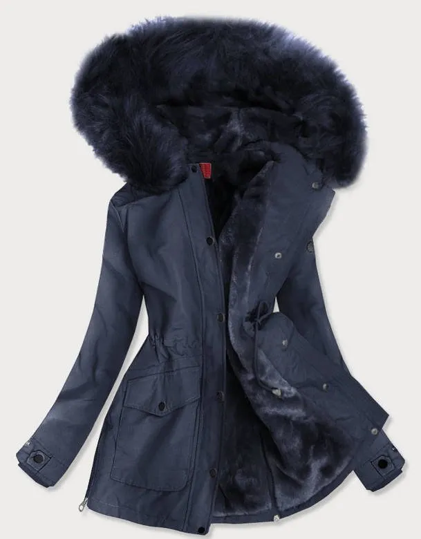 WATERPROOF LADIES 'PARKA NAVY BLUE