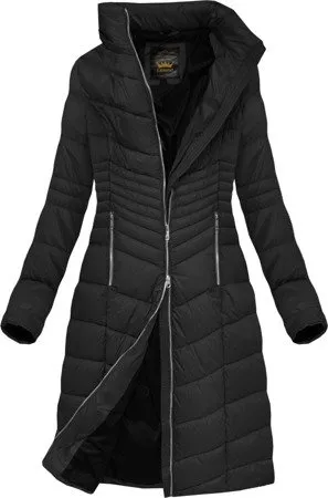 WOMEN'S WINTER BLACK HOODED-- JACKET