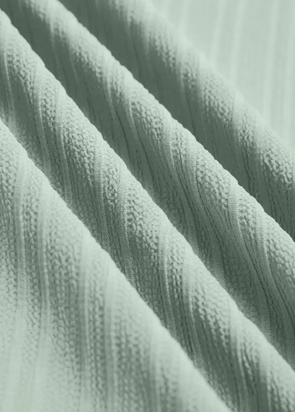 Sage Green Fake 2in1 Floral Print A Line Dress