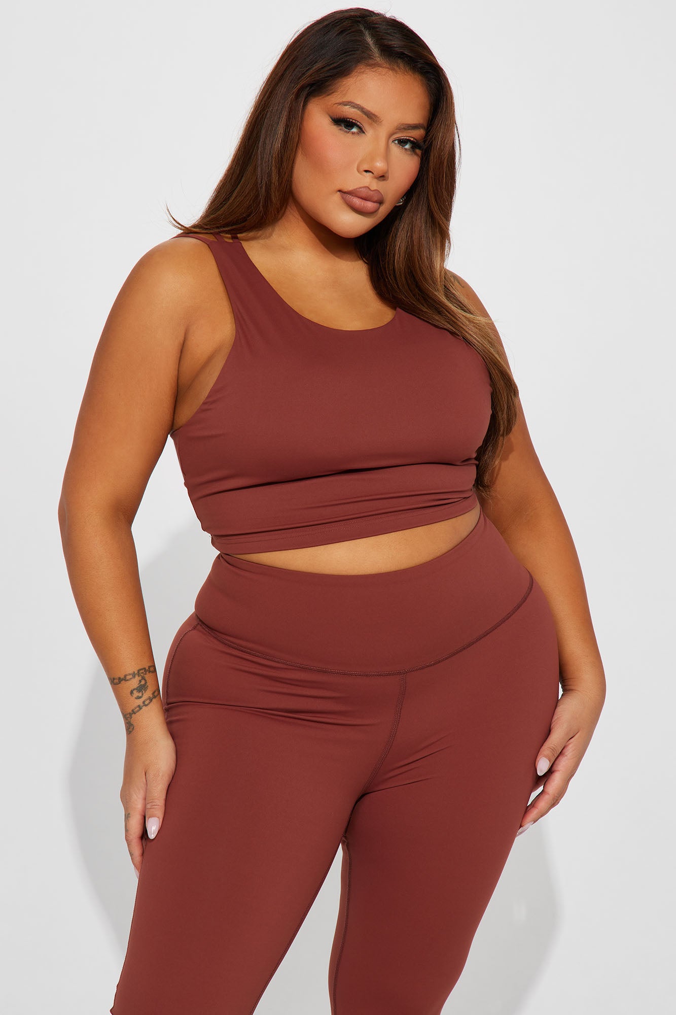 Workout Partner Active Set - Brown