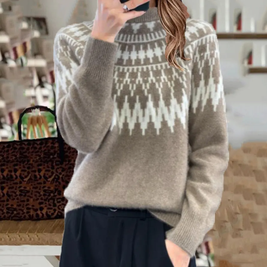 Fairman Isle Jacquard All Match Sweater