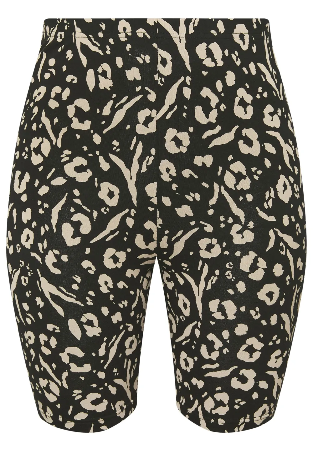 YOURS Curve 2 PACK Black Floral Print Cycling Shorts