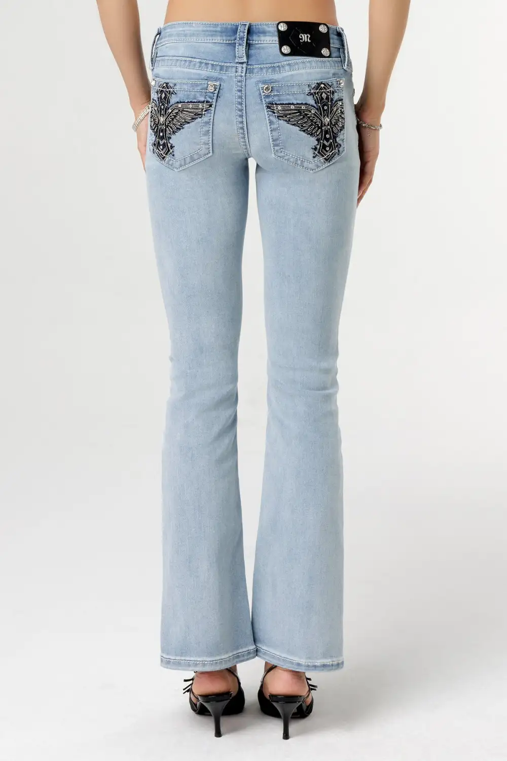 Ethereal Wings Bootcut Jeans