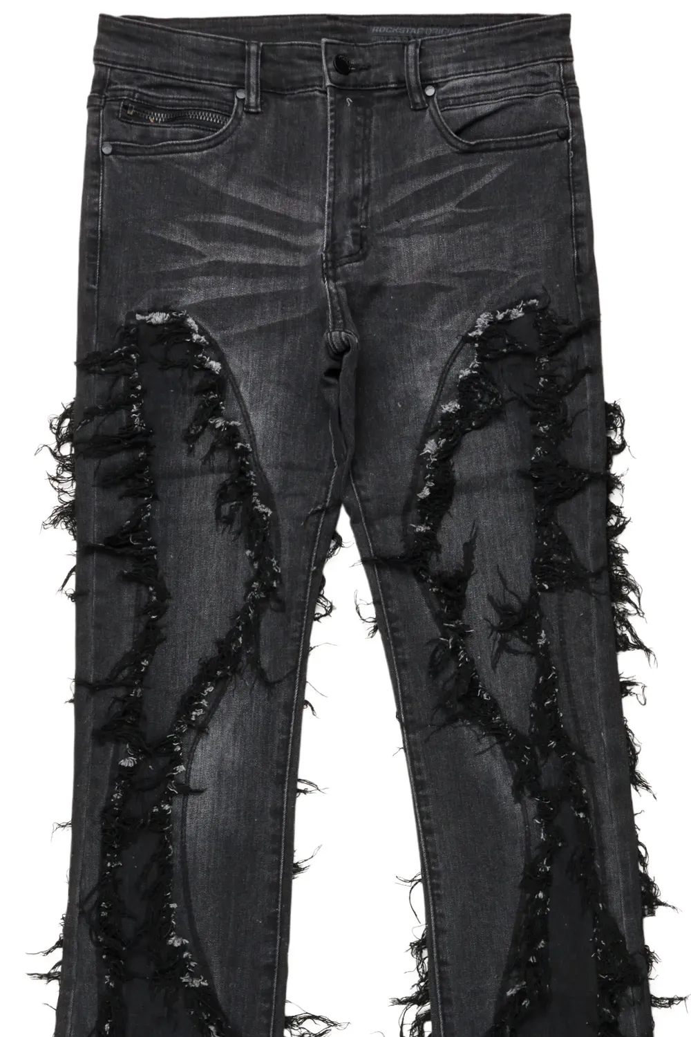 Tristan Grey Stacked Flare Jean