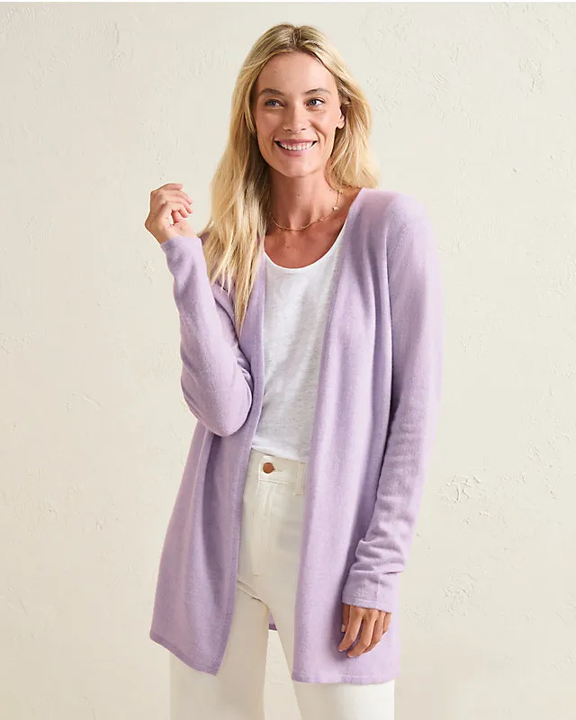 Easy Cashmere Open Cardigan