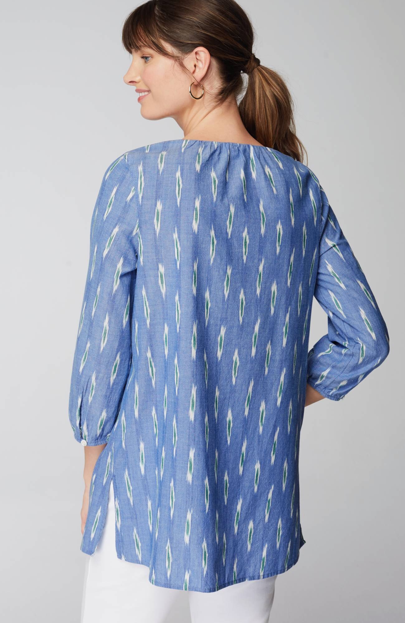 Pure Jill Button-Front Tunic