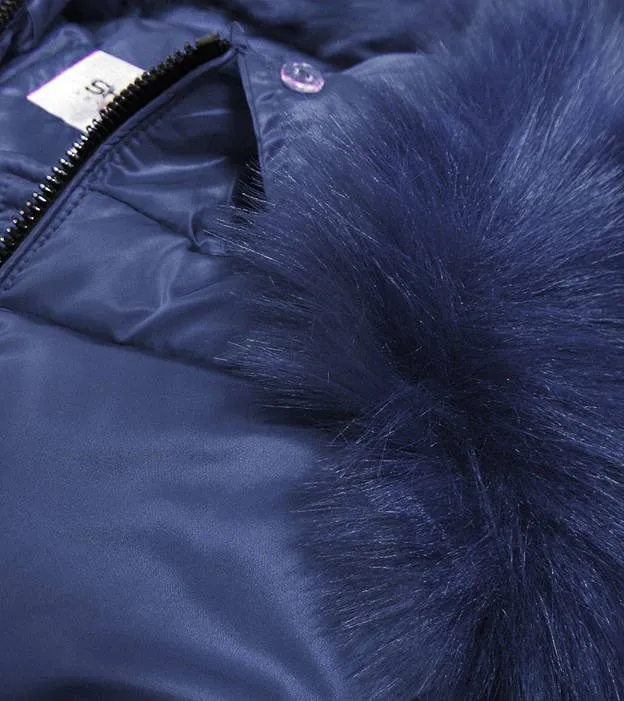 Blue ladies winter jacket
