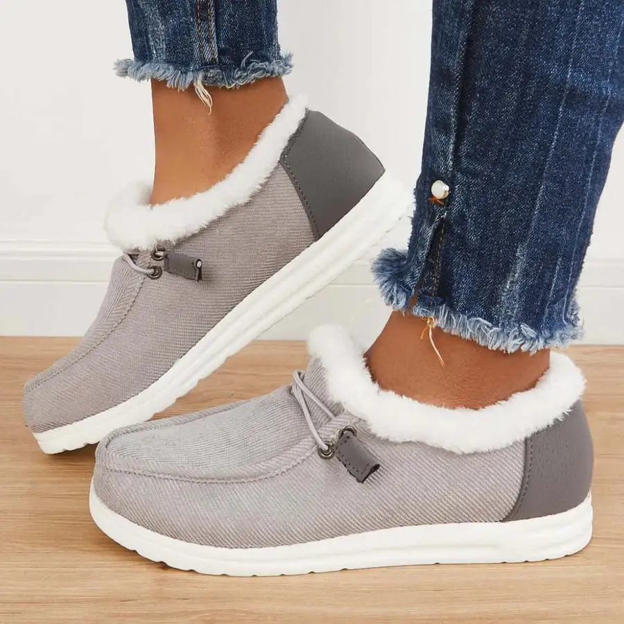 Fur Sneakers - Perfect for this late season!