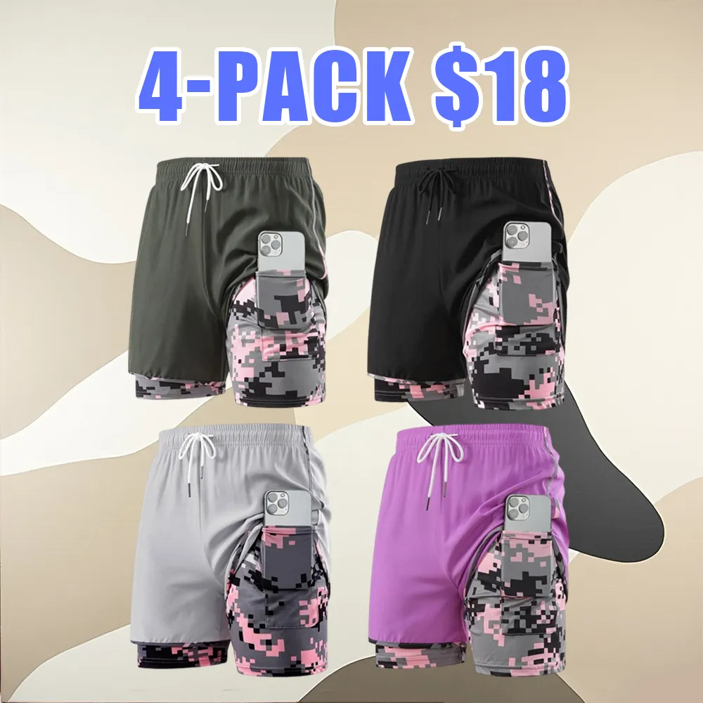 Women's Camo Gym Shorts – Quick-Dry, Breathable, Slim Fit