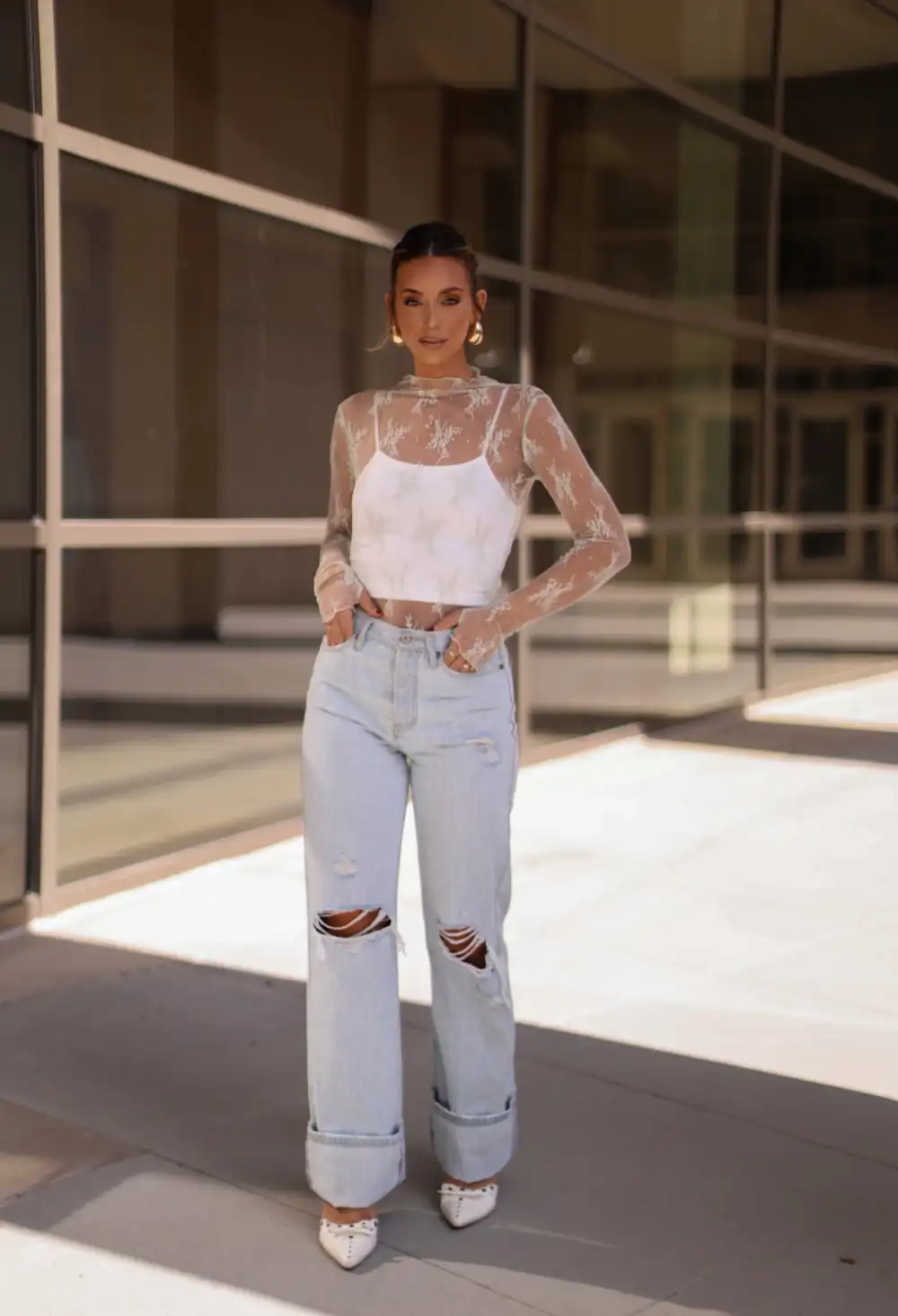 Catalina Lace Top