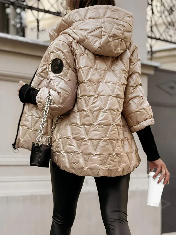 women's fashion rhombus jacket