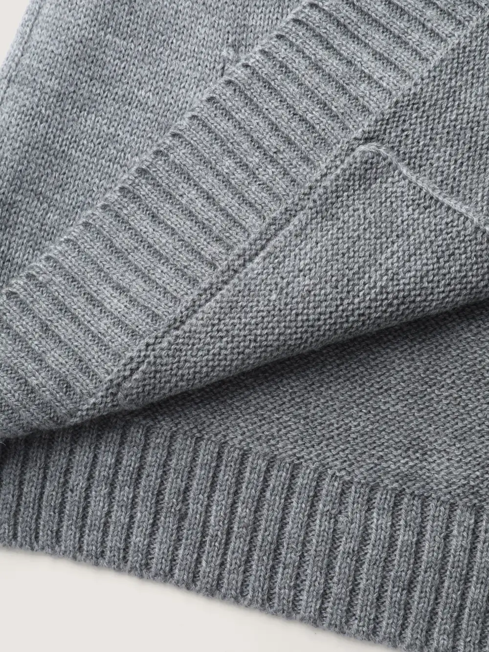 Fair Isle Patch Pockets Knit Cardigan