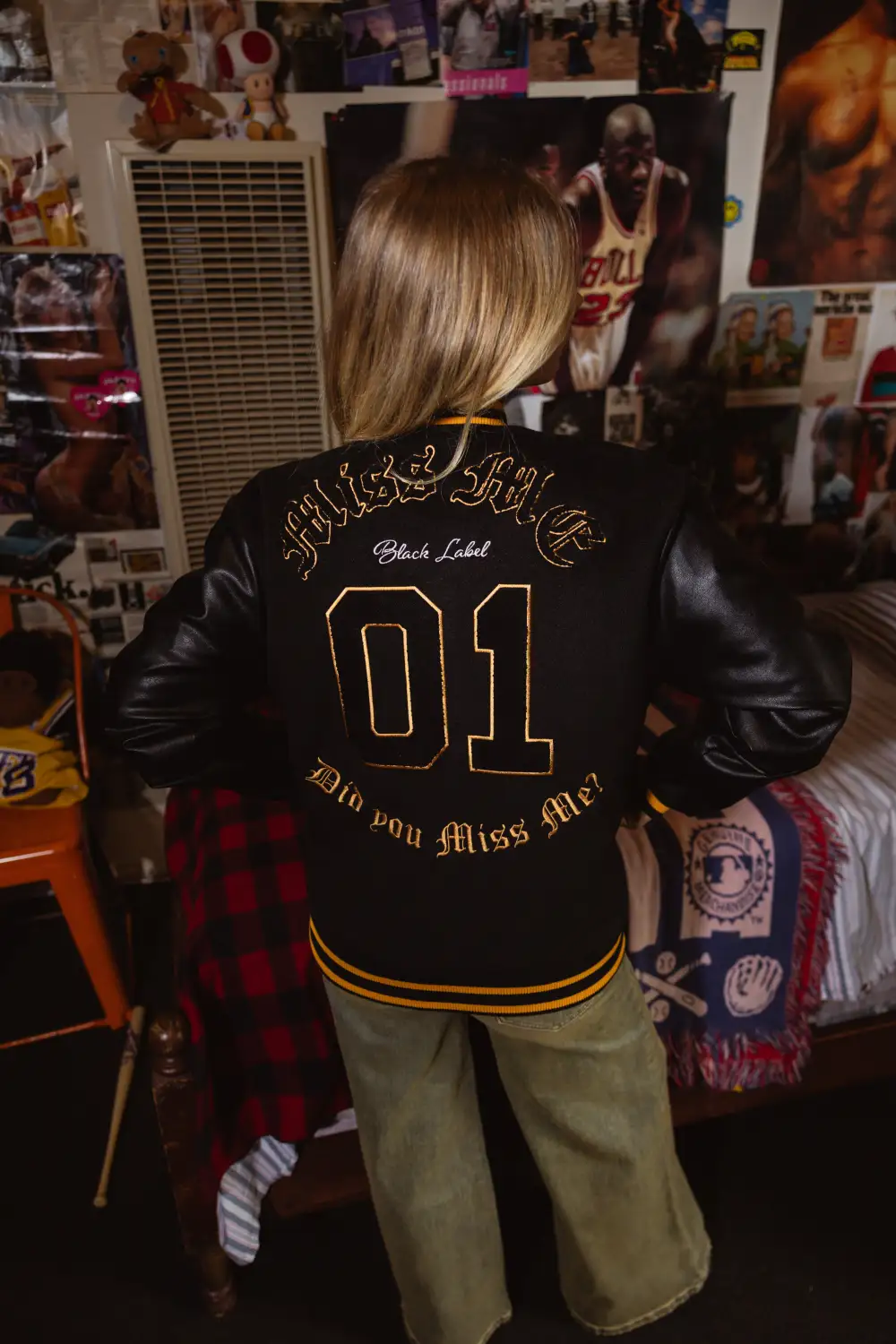 Nikkith Varsity Bomber Jacket
