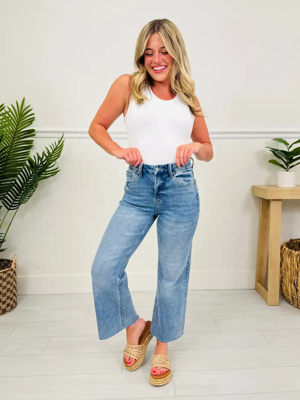 Wide Awake Mica Wide Leg Jeans