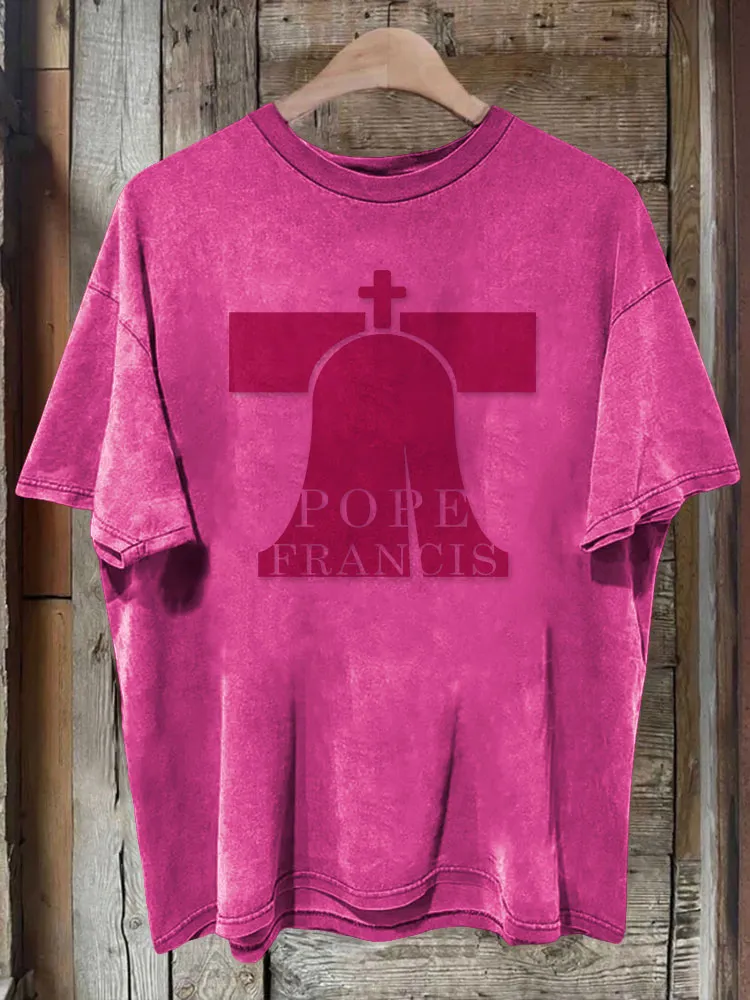 Men's 1936-2025 Print Short Sleeve Round Neck Cotton T-Shirt