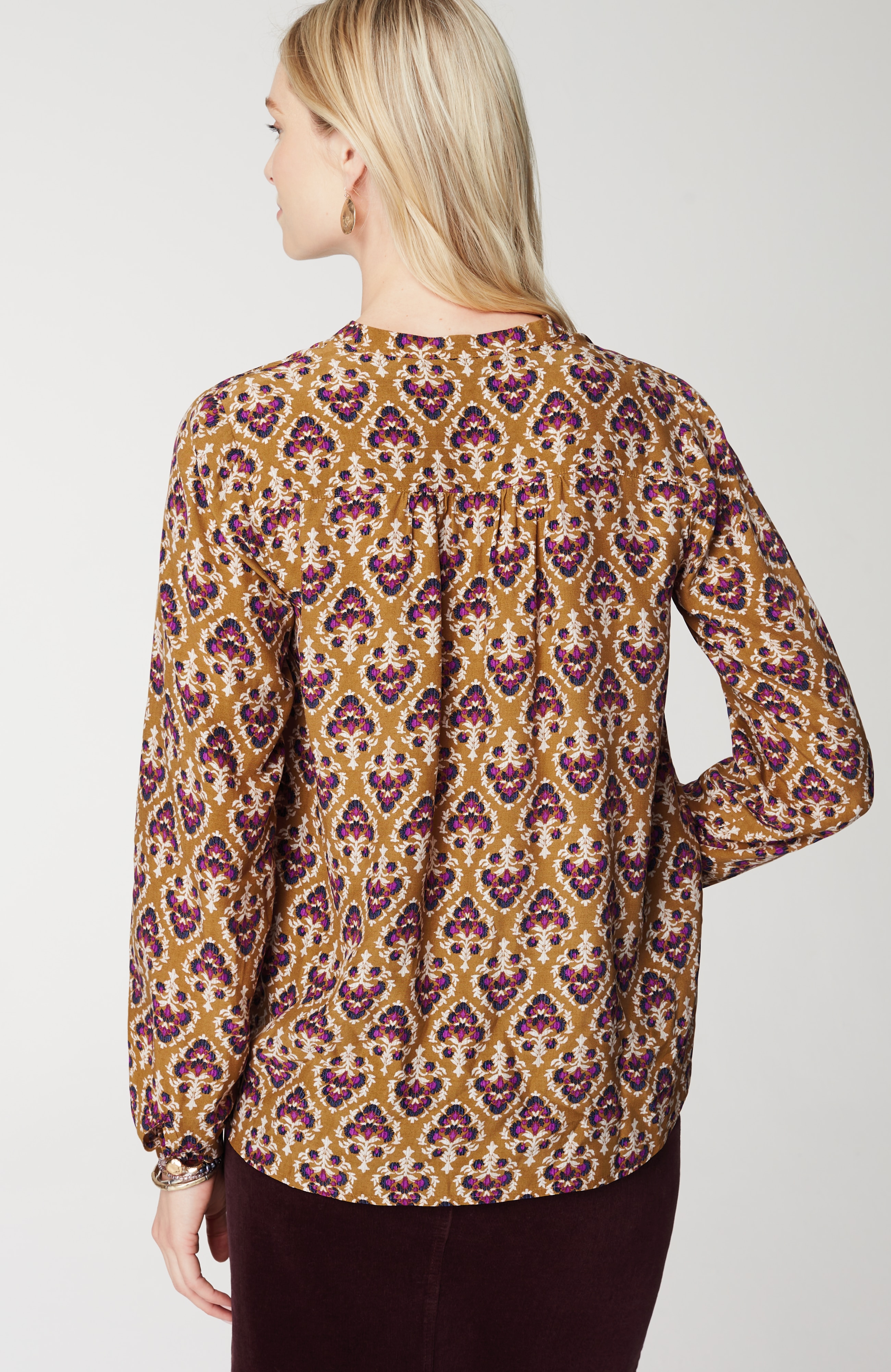 Button-Front Top