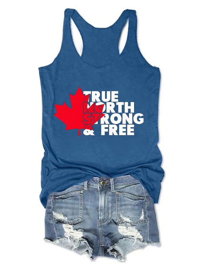 Women's True North Strong And Free Crew Neck Vest