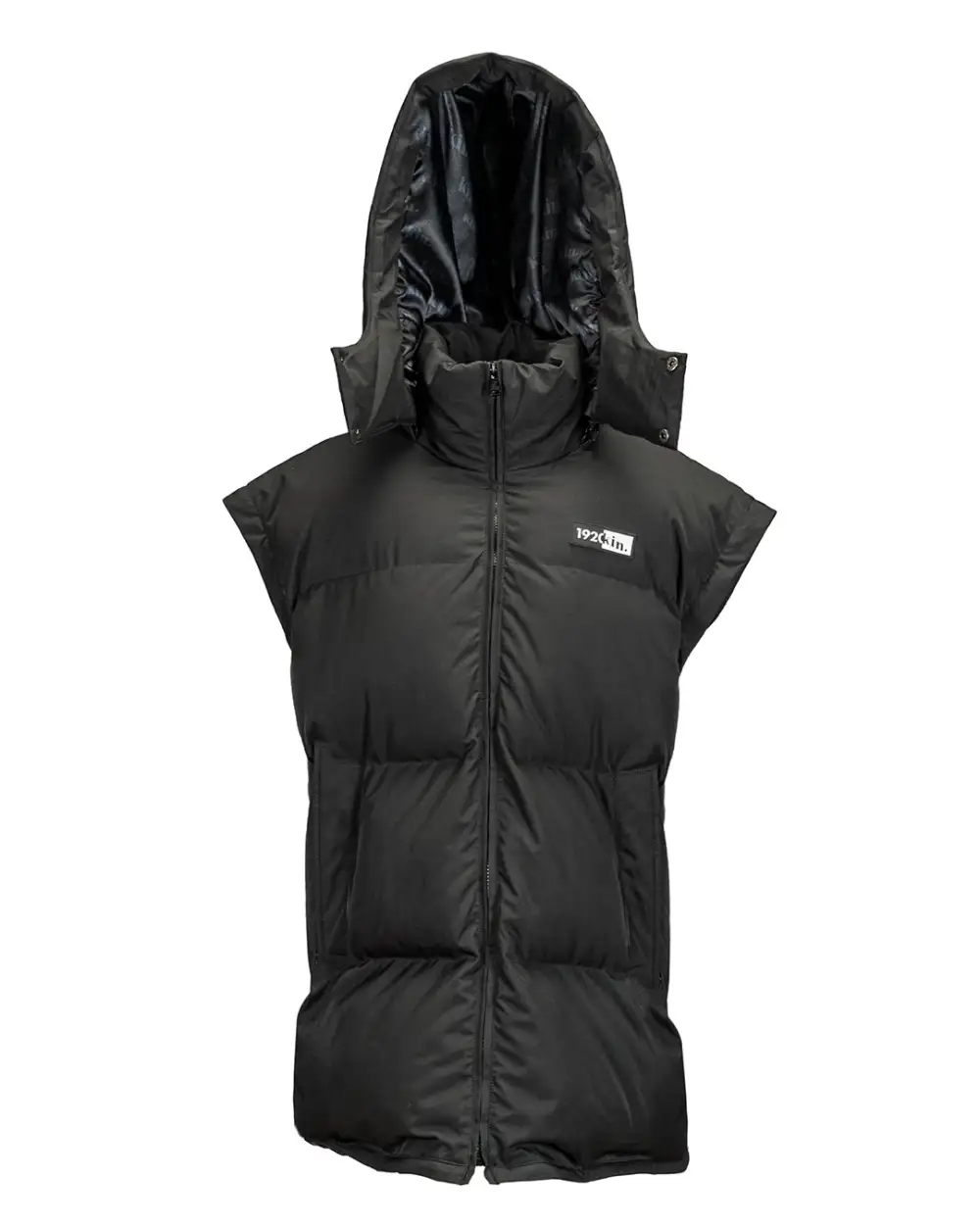 Black Pepper Long Utility Puffer