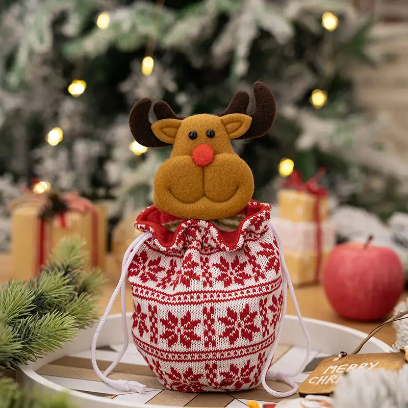🎉Christmas Knitted Doll Gift Bags