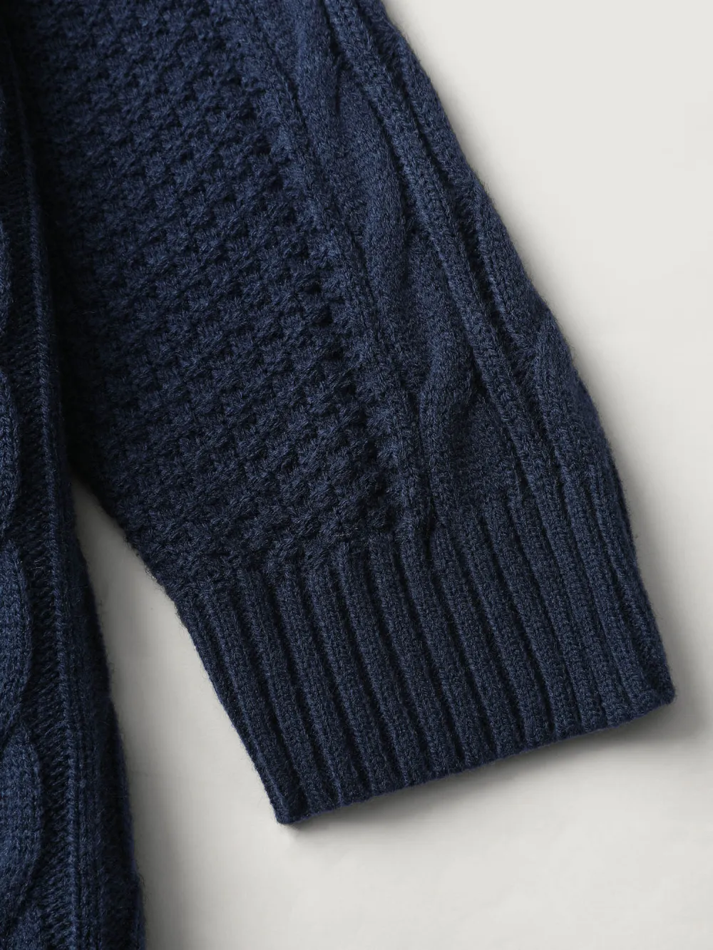 Twist Stitch Beadwork Textured Pullover