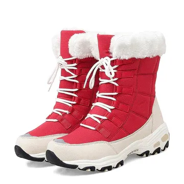 EVERYDAY FAUX FUR TRIM WATERPROOF WOMEN'S BOOTIE