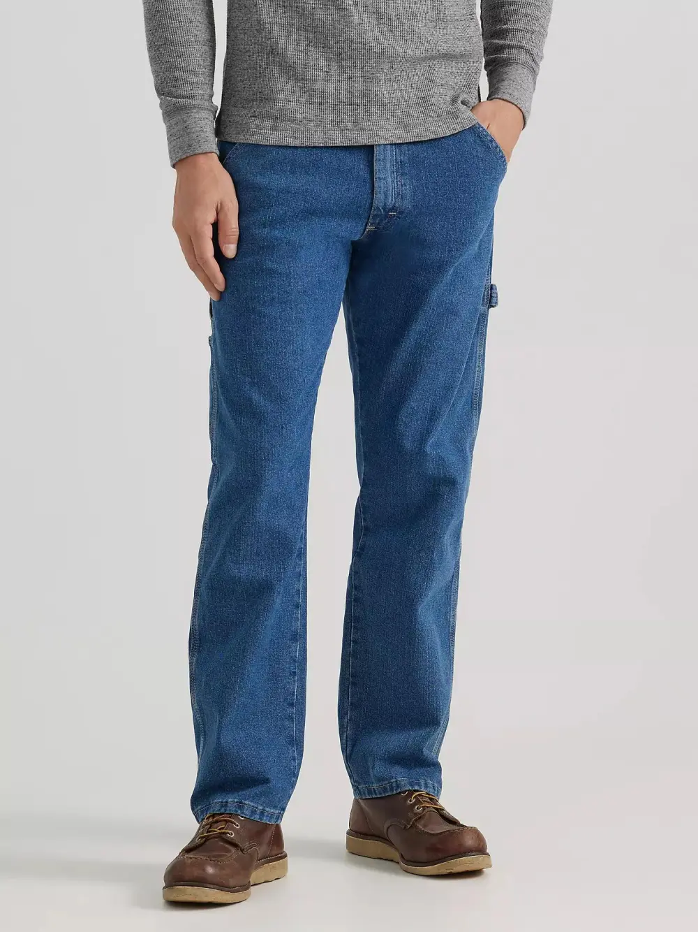 WRANGLER MEN'S FIVE STAR PREMIUM CARPENTER JEAN IN DARK VINTAGE