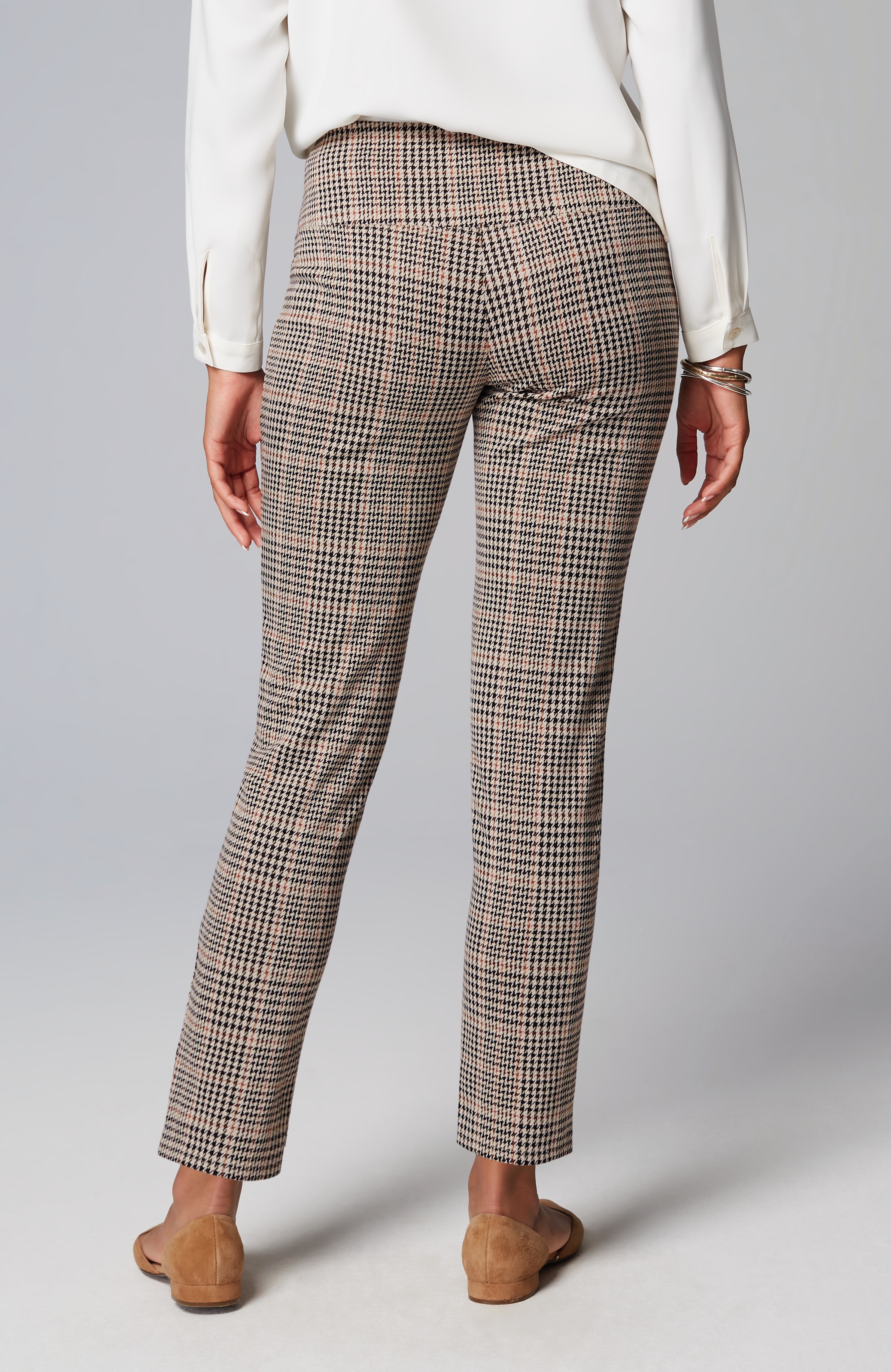 Wearever Smooth-Fit Jacquard Slim-Leg Pants