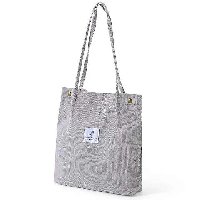 Men's Women's Kid's Tote Tote Sling Shoulder Bag Canvas Tote Bag Corduroy Shopping Daily Rivet Pattern Solid Color Floral Print Deep Purple zebra Wine Red