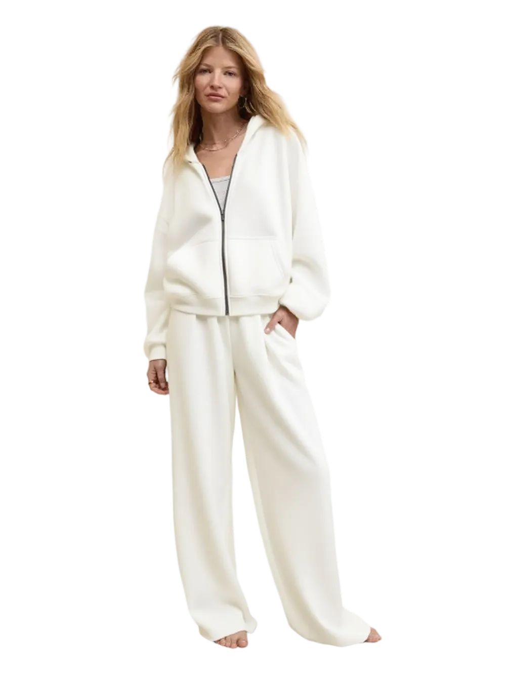 Women's 2-Piece Set: Soft Life Full Zip Sweatshirt & Soft Life Trouser