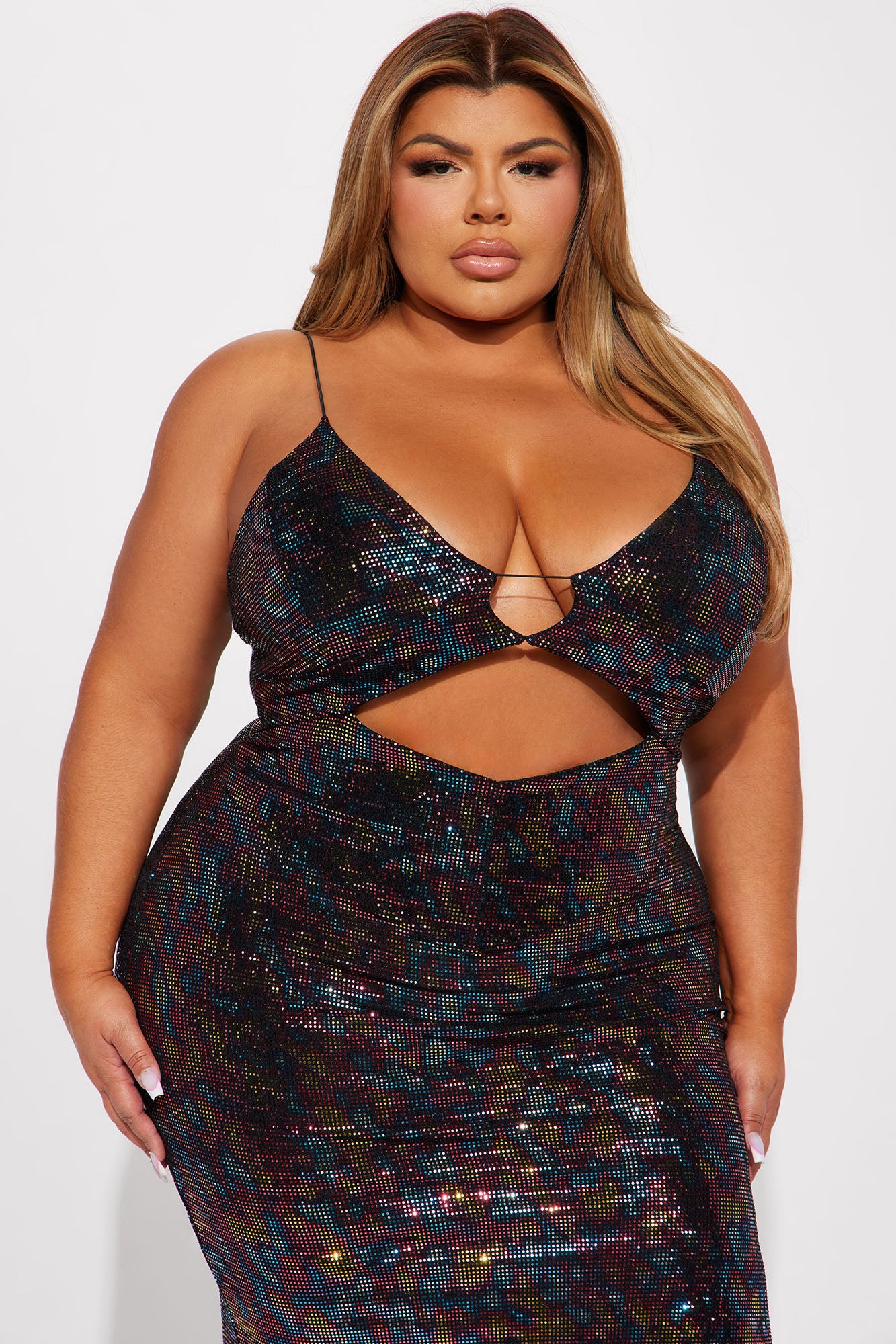 Vivica Sequin Maxi Dress - Multi Color