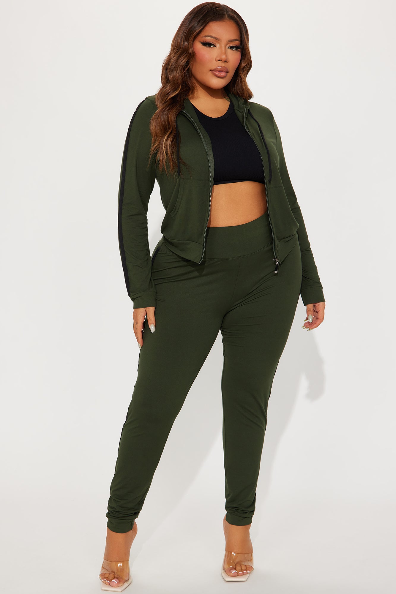 Tennis Courts III Zip Set - Olive
