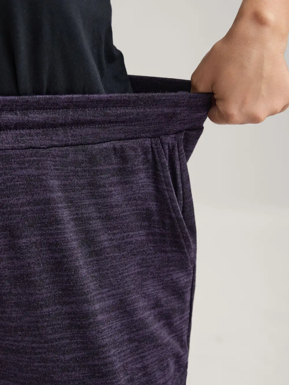 Heather Drawstring Loose Lounge Bottoms